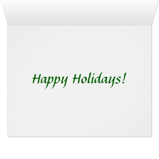 Santa's Driving Card (large) (Inside Horizontal (Bottom))