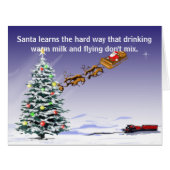 Santa's Driving Card (large) (Front Horizontal)
