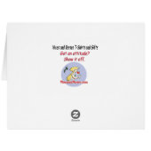 Santa's Driving Card (large) (Back Horizontal)