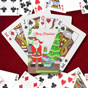 Santa's Early Gift - A Hole-in-One Christmas Poker Cards
