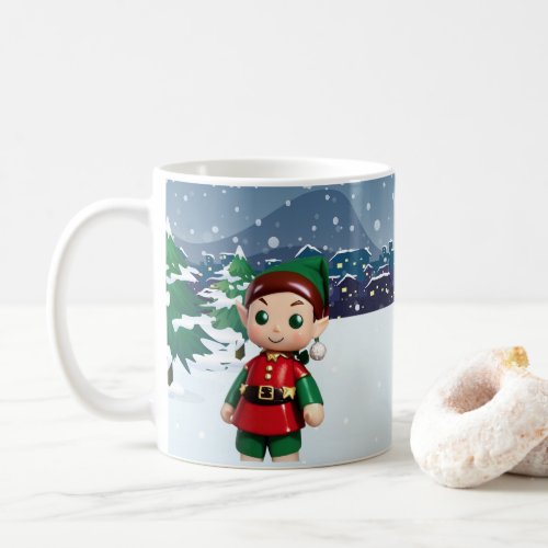 Santas Elf Christmas Mug
