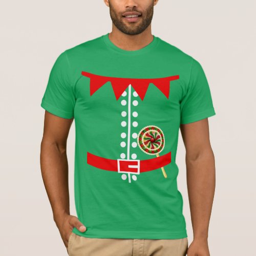 Santas Elf Costume T_Shirt