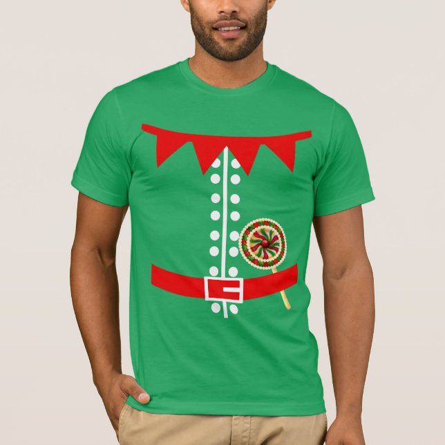 Santas Elf Costume T-Shirt (Front)