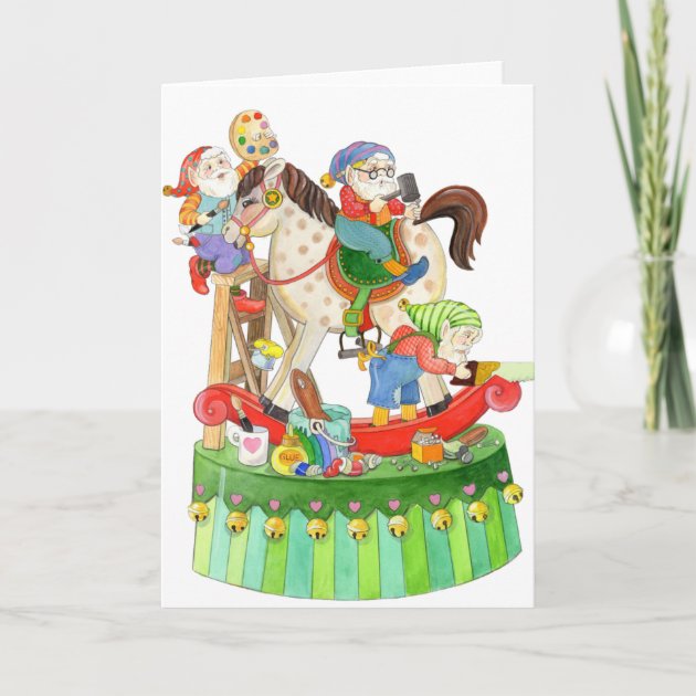 elf toys rocking horse