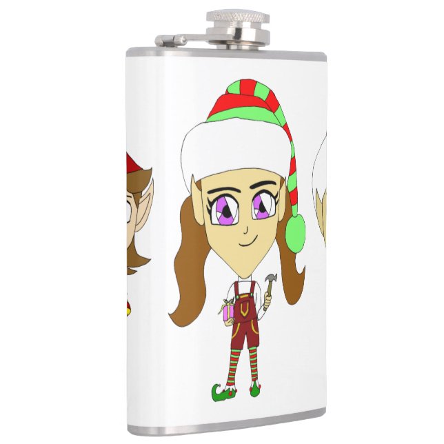 Santas elves     flask (Right)