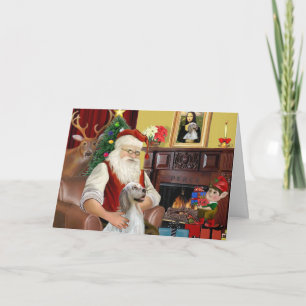 Santa's English Setter Holiday Card