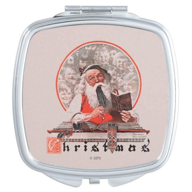 Santa's Expenses Compact Mirror (Front)