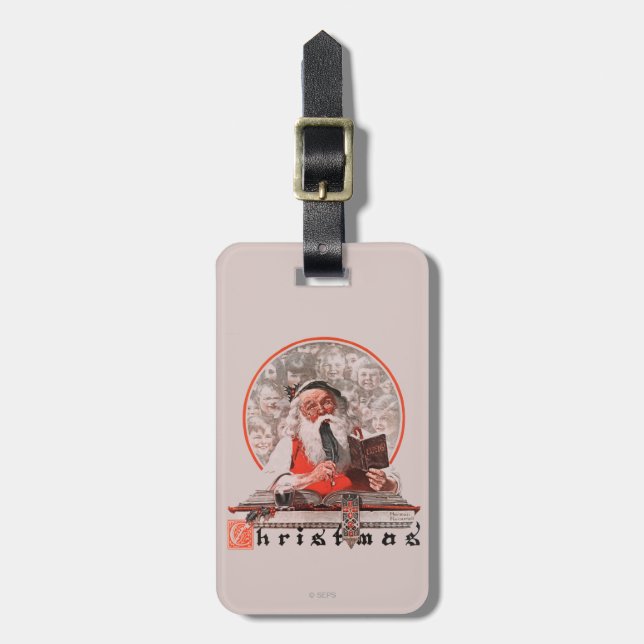 Santa's Expenses Luggage Tag (Front Vertical)