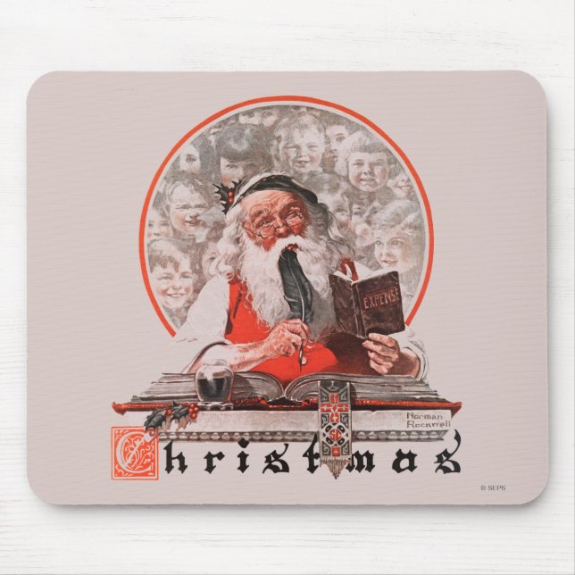 Santa's Expenses Mouse Pad (Front)