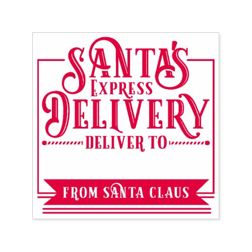 Santas Express Delivery From Santa Christmas Self_inking Stamp