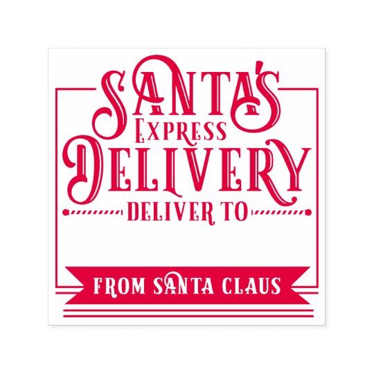 Download Santa's Express Delivery From Santa Christmas Self-inking ...