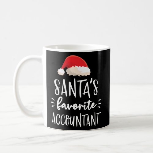 SantaS Favorite Accountant Cpa Accounting Coffee Mug