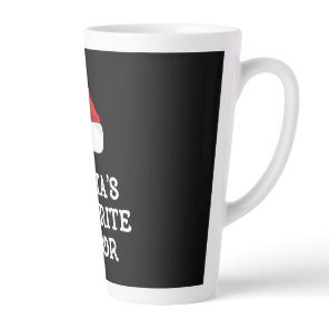 Santas Favorite Actor Christmas Acting Actress Latte Mug