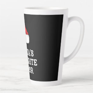 Santas Favorite Actor Christmas Acting Actress Latte Mug