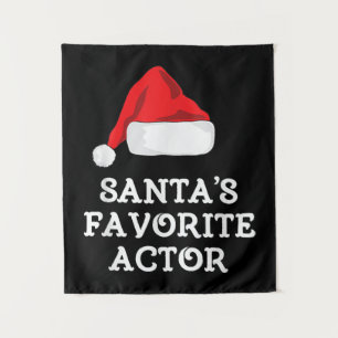 Santas Favorite Actor Christmas Acting Actress Tapestry