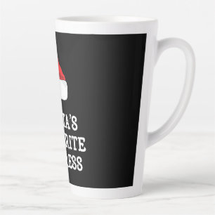 Santas Favorite Actress Christmas Acting Actress Latte Mug