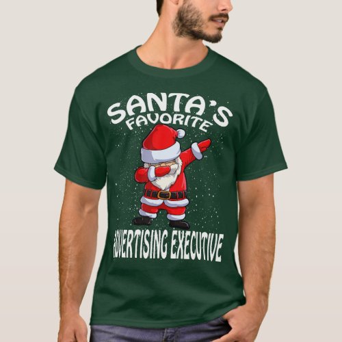 Santas Favorite Advertising Executive Christmas T_Shirt