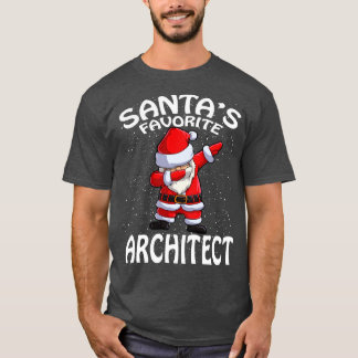 Santas Favorite Architect Christmas T-Shirt