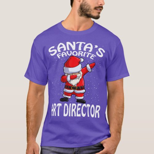 Santas Favorite Art Director Christmas T_Shirt