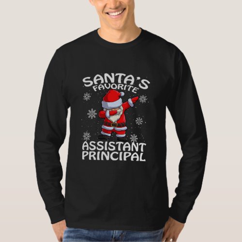 Santas Favorite Assistant Principal Christmas T_Shirt