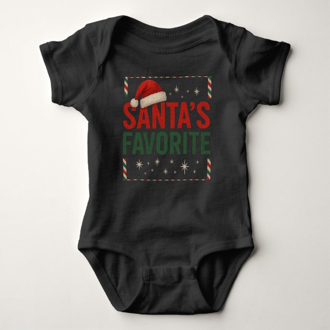 Santa's favorite Baby Bodysuits & one Pieces (Front)
