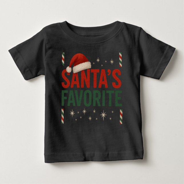 Santa's Favorite Baby top (Front)