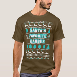 Santas favorite barber ugly Christmas sweater