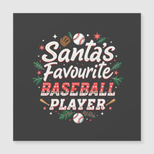 Santa's Favorite Baseball Player Christmas Tree