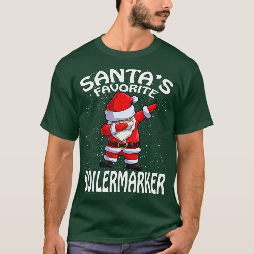 Santas Favorite Boilermarker Christmas T_Shirt