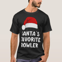 Santa's Favorite Bowler Xmas Bowling Player