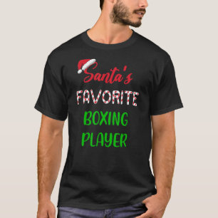 Santas Favorite Boxing Player   Funny Boxing Chris T-Shirt