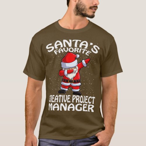 Santas Favorite Business Creative Project Manager T_Shirt