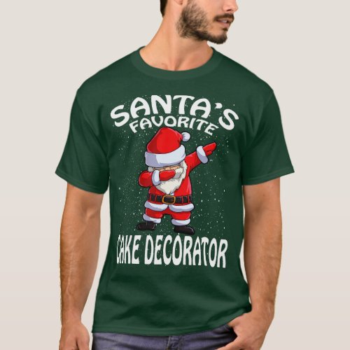Santas Favorite Cake Decorator Christmas T_Shirt