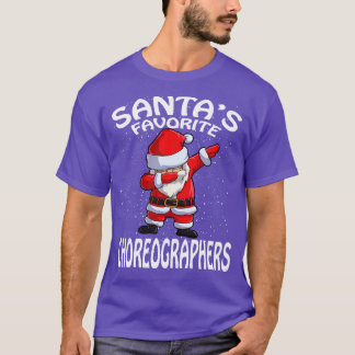 Santas Favorite Choreographers Christmas T-Shirt