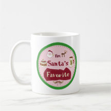 Santa's Favorite Christmas Coffee Mug