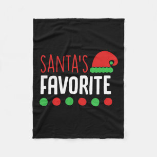 Santa's Favorite Christmas S For Women Men Kids Fa Fleece Blanket