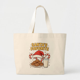 Santa's Favorite Christmas Tote Bag