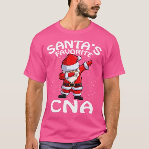 Santas Favorite Cna Christmas T_Shirt