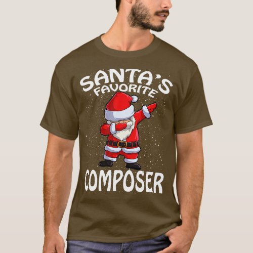 Santas Favorite Composer Christmas T_Shirt