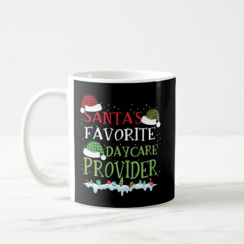 SantaS Favorite Daycare Provider Funny Christmas  Coffee Mug
