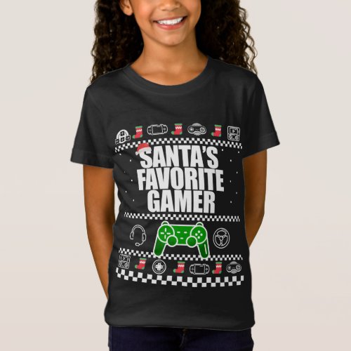 Santas Favorite Dental Assistant Ugly Christmas S T_Shirt