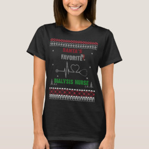 Santa's Favorite Dialysis Nurse - Ugly Sweater Chr