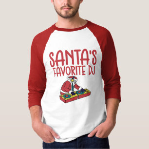 Santa's Favorite DJ Christmas T-Shirt