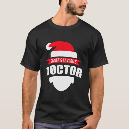 SantaS Favorite Doctor Funny Christmas Long Sleev T_Shirt