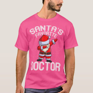 Santa'S Favorite Doctor Santa Christmas T-Shirt