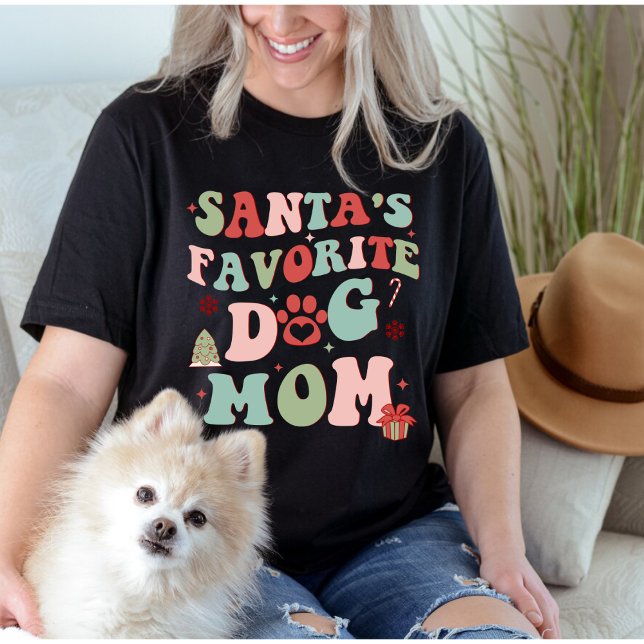 Santa's favorite dog mom T-Shirt (Creator Uploaded)