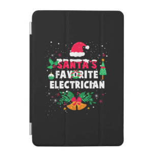 Santas Favorite Electrician Christmas Xmas Gift iPad Mini Cover