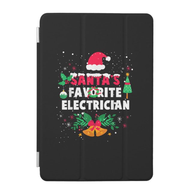 Santas Favorite Electrician Christmas Xmas Gift iPad Mini Cover (Front)
