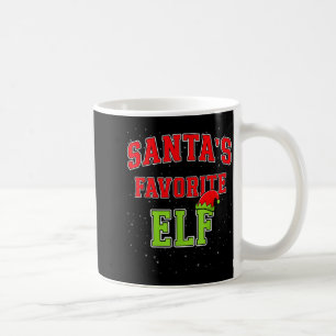 Santa's Favorite Elf Christmas Family Matching Gro Coffee Mug