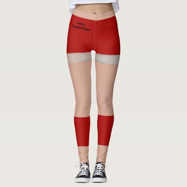 Santa's Favorite Elf Leggings (Front)